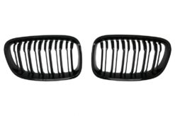 Alternative view of Sentralgitter Nyregitter egnet for BMW 1-serie F20 F21 (2011-2014) Double Stripe M Design Piano Black