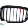 Sentralgitter Nyregitter egnet for BMW 1-serie F20 F21 (2011-2014) M-Power 3 Farge Design Piano Svart |