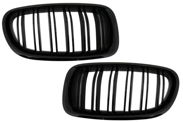 Sentralgitter Nyregitter egnet for BMW F10 5-serie (2010-up) Double Stripe M Design Piano Black |