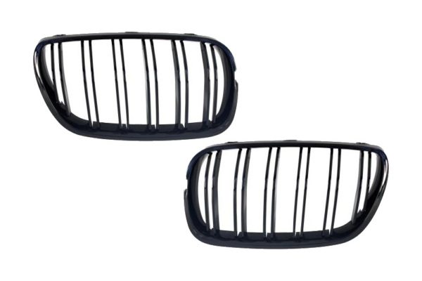 Sentralgitter Nyregitter egnet for BMW X3 E83 LCI (2007-2010) Double Stripe M Design Piano Black |