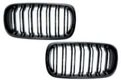 Sentralgitter Nyre egnet for BMW X5 F15 X6 F16 (2014-2018) X5M X6M Double Stripe Design M-Package Sport