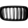 Sentralgitter Nyre egnet for BMW X5 X6 (F15) (F16) (2014-opp) X5M X6M Dobbel Stripe Design M-Package Sport med kamera |