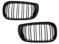 Sentral nyregitter egnet for BMW 3-serie E46 Facelift (10.2001-2005) Double Stripe M Design Piano Black