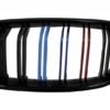 Sentrale nyregitter egnet for BMW 3-serie F30 F31 (2011-up) Piano Black 3 Color M-Power Design | Sentrale nyregitter egnet for BMW 3-serie F30 F31 (2011-up) Piano Black 3 Color M-Power Design |