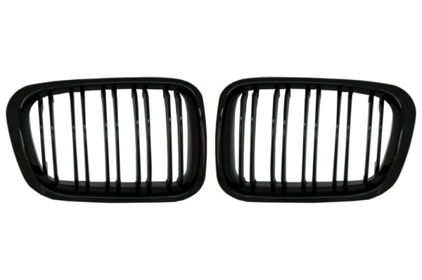 Sentrale nyregitter egnet for BMW 3-serie E46 Non Facelift (1998-09.2001) Double Stripe M Design Piano Black |