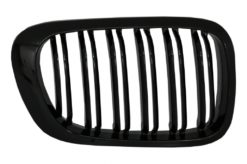 Alternative view of Sentrale nyregitter egnet for BMW 3-serie E46 Coupe Cabrio 2 dører uten ansiktsløftning (1999-2002) Double Stripe M Design Piano Black