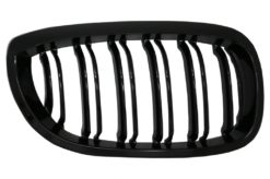 Alternative view of Sentral nyregitter egnet for BMW 3-serie E46 Coupe Cabrio 2-dørs ansiktsløftning (2003-2005) Dobbelstripe M Design Piano Svart