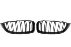 Alternative view of Sentrale nyregitter egnet for BMW 4-serie F32 F33 F36 (2013-03.2019) Double Stripe M Design Piano Black