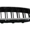 Sentral nyregitter egnet for BMW 5-serie F10 F11 (2010-2017) Kromramme Piano Black Double Stripe | Sentral nyregitter egnet for BMW 5-serie F10 F11 (2010-2017) Kromramme Piano Black Double Stripe |