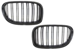 Sentral nyregitter egnet for BMW 7 Series F01 F02 F03 (2008-2015) Double Stripe M Design Piano Black