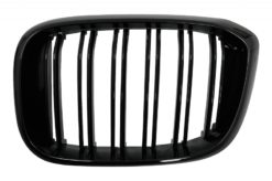 Alternative view of Sentral nyregitter egnet for BMW X3 G01 (11.2017-up) X4 G02 (02.2018-up) Double Stripe M Design Piano Black