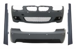 Komplett karosserisett egnet for BMW 3-serie E92 E93 (2006-2009) Ikke-LCI Coupe Cabrio M Design Enkelt uttak for dobbel eksos