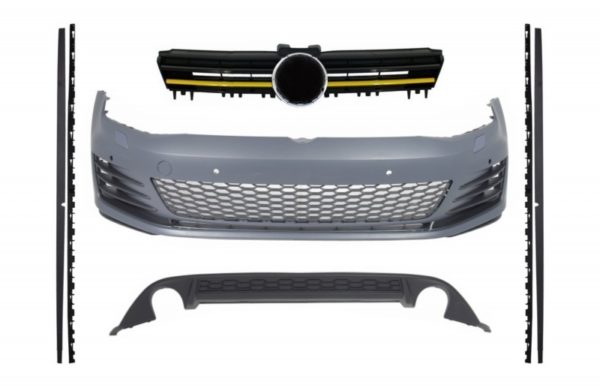 Komplett karosserisett egnet for Volkswagen Golf 7 VII 5G (2013-2017) gule innsettinger |