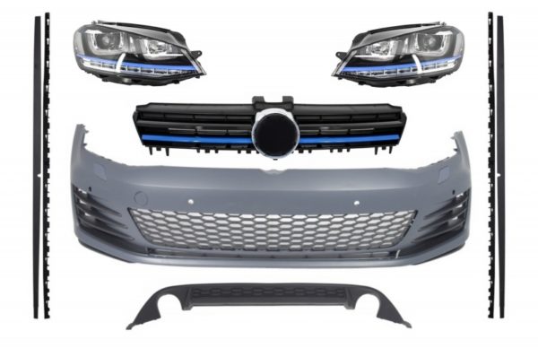 Komplett karosserisett egnet for Volkswagen Golf 7 VII (2013-2017) GTE Design Blue Edition |