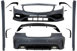 Komplett karosserisett egnet for Mercedes A-Klasse W176 (2012-2018) A45 Design med Spoiler Splitters Finner Aero