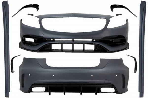 Komplett karosserisett egnet for Mercedes A-Klasse W176 (2012-2018) Facelift A45 Design