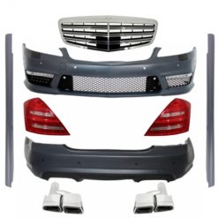 Alternative view of Komplett karosserisett egnet for MERCEDES-Benz S-Klasse W221 Eksospottespisser og LED-baklykter 2005-2011 (LWB) A-Design