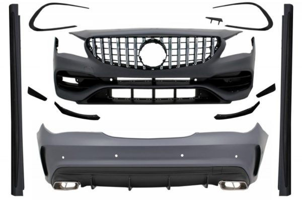 Komplett karosserisett egnet for Mercedes CLA W117 C117 (2013-2018) Facelift CLA45 Design Front Grille