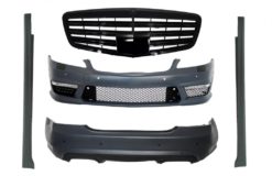 Komplett karosserisett egnet for Mercedes S-Klasse W221 (2005-2011) SWB S63 S65 Piano Black Design