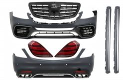 Stylingpakke - Mercedes S-klasse W222 (2013-06.2017) Facelift S63 Design og baklys Full LED med sekvensielle dynamiske svinglys