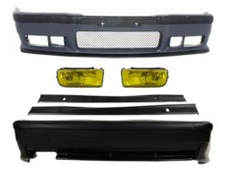 Komplett karosserisett egnet for BMW 3-serie E36 1992-1998 M3 Design med tåkelys Sideskjørt