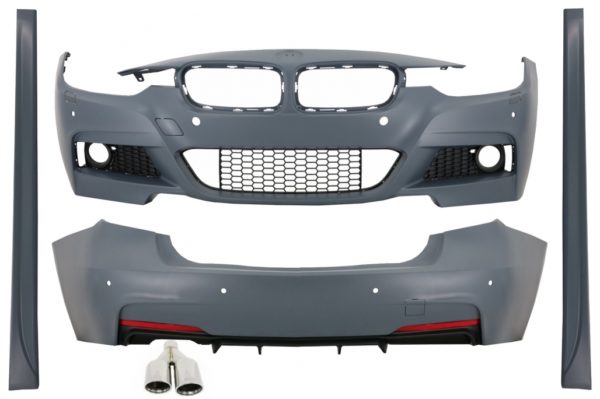 Komplett karosserisett egnet for BMW 3-serie F30 (2011-2019) M-Technik Design med eksospottespiss