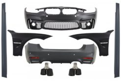 Komplett karosserisett egnet for BMW 3-serie F30 (2011-2019) med frontskjermer og eksospotte karbonfiber EVO II M3 CS-design