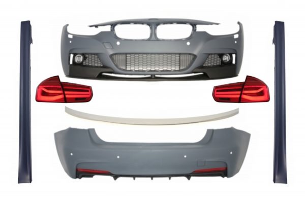 Komplett karosserisett egnet for BMW 3-serie F30 (2011-2019) med LED-baklys Dynamisk sekvensielt svinglys M-Performance Design |