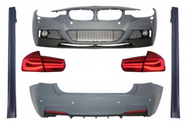 Komplett karosserisett egnet for BMW 3-serie F30 (2011-2019) med LED-baklys Dynamisk sekvensielt svinglys M-Performance Design |