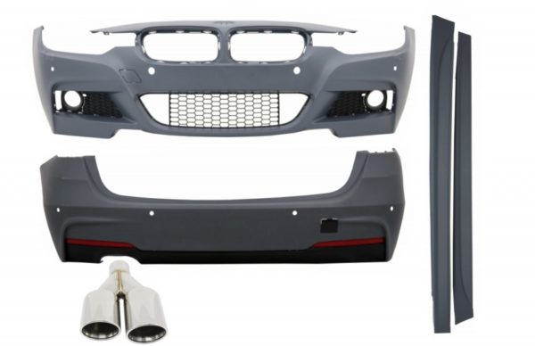 Komplett karosserisett egnet for BMW 3-serie Touring F31 (2011-up) M-Technik Design med eksospotte M-Power |