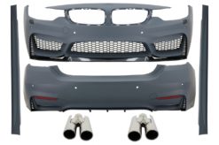 Komplett karosserisett egnet for BMW 4-serie F32 Coupe F33 Cabrio (2013-2019) M4-design med eksospottespisser ACS-design