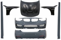 Komplett karosserisett egnet for BMW 4-serie F32 F33 (2013-02.2017) M4-design med panserpanser og frontskjermer