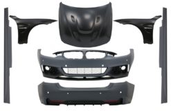 Komplett karosserisett egnet for BMW 4-serie F32 F33 (2013-02.2017) M-Performance-design med frontskjermer og panserpanser