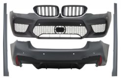Komplett kroppssett egnet for BMW 5-serie G30 (2017-2019) M5 Design med sentrale nyregitter Double Stripe M Design Piano Black