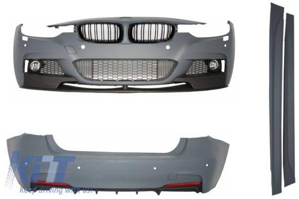 Komplett kroppssett egnet for BMW F30 (2011-2014) M-Performance Design med sentralgitter nyre |