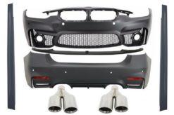 Stylingsett - BMW F30 (2011-2019) EVO II M3 CS Design med Eksoshaler Quad M-Power
