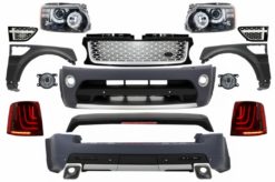 Komplett kroppssett egnet for Land Range Rover Sport L320 Facelift (2009-2013) Selvbiografi Design Glohh LED-baklykter GL-3 Dynamic
