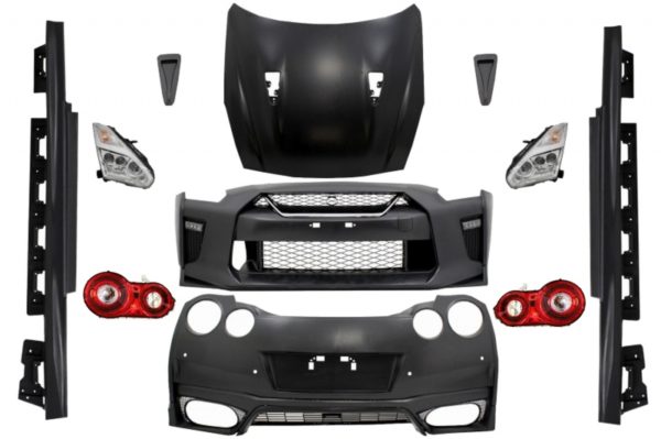 Komplett kroppssett egnet for Nissan GT-R (2008-2017) Facelift (2017) Design |