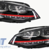 Komplett karosserisett egnet for VW Golf 7 VII 2013-2016 GTI Look med frontgitter og frontlykter LED DRL | Komplett karosserisett egnet for VW Golf 7 VII 2013-2016 GTI Look med frontgitter og frontlykter LED DRL |