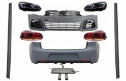 Komplett karosserisett egnet for VW Golf VI 6 MK6 (2008-2013) R20 Design eksosanlegg