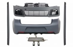 Komplett karosserisett egnet for VW Golf VI 6 R20 Look (2008-2013) med komplett eksosanlegg R20-montering