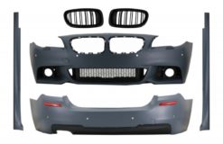 Komplett kroppssett med sentrale gitter dobbelstripet piano svart egnet for BMW 5-serie F10 LCI (2014-2017) M-Technik Design