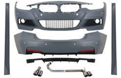 Komplett kroppssett med diffusor og doble doble eksossystemer egnet for BMW 3-serie F30 (2011-2019) M-Performance Design