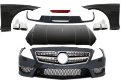 Komplett karosserisett med eksospottespisser egnet for Mercedes CLS W218 C218 Sedan (2011-2017) CLS63 Design