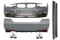 Komplett karosserisett med eksospottespisser som passer for BMW 3-serie F30 (2011-2019) M-Performance Design