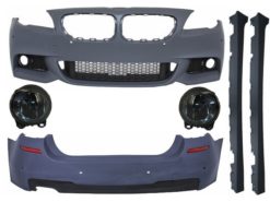 Komplett kroppssett med tåkelysprojektorer Smoke egnet for BMW F11 (2010-2014) M Design Black