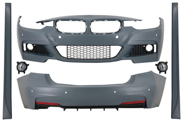 Komplett kroppssett med tåkelys projektorer egnet for BMW 3-serie F30 (2011-2019) M-Technik Design |