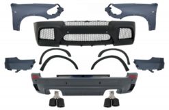 Komplett karosserisett med forskjermer og doble eksospottespisser Carbon Fier Matt egnet for BMW X5 E70 (2007-2013) X5M M Design