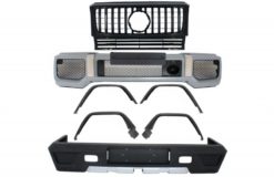 Komplett ombyggingssett egnet for Mercedes G-klasse W463 (1989-2017) G63 G65 Design med frontgitter Panamericana All Black