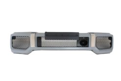 Alternative view of Komplett ombyggingssett egnet for MERCEDES G-klasse W463 (1989-2017) G63 G65 med frontgitter Piano Black / Chrome Stripes Design